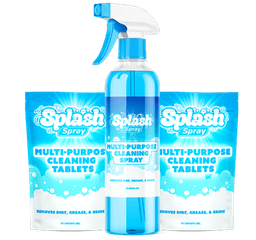 Splash Spray Tablet Pack + Free Spray Bottle